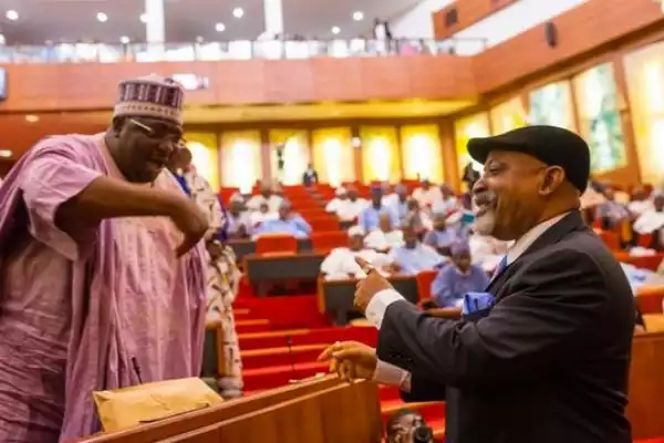 Photos: See What Chris Ngige Did Today With Other Senators After Taking A Bow 